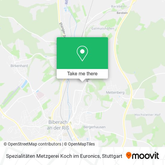 Spezialitäten Metzgerei Koch im Euronics map