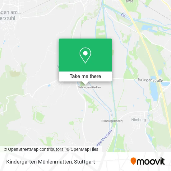 Карта Kindergarten Mühlenmatten