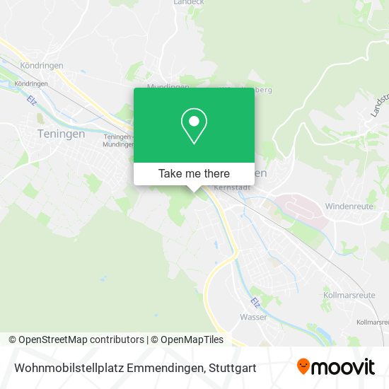 Карта Wohnmobilstellplatz Emmendingen