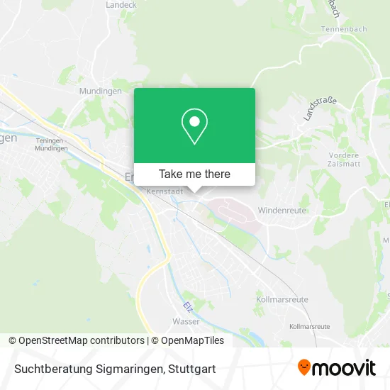 Карта Suchtberatung Sigmaringen