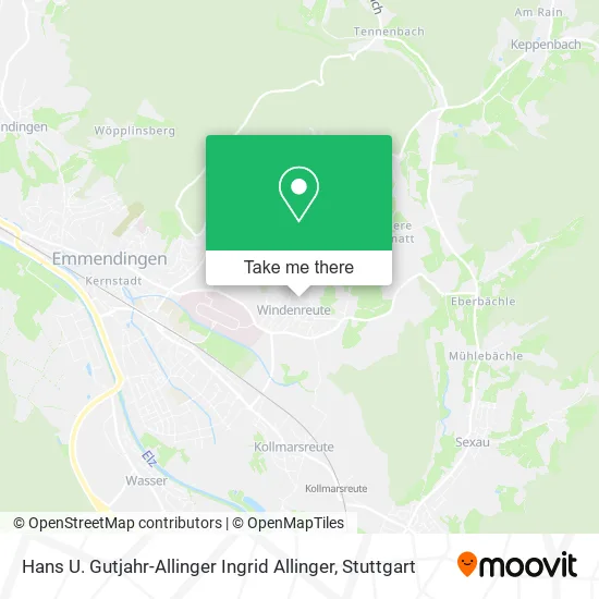 Карта Hans U. Gutjahr-Allinger Ingrid Allinger