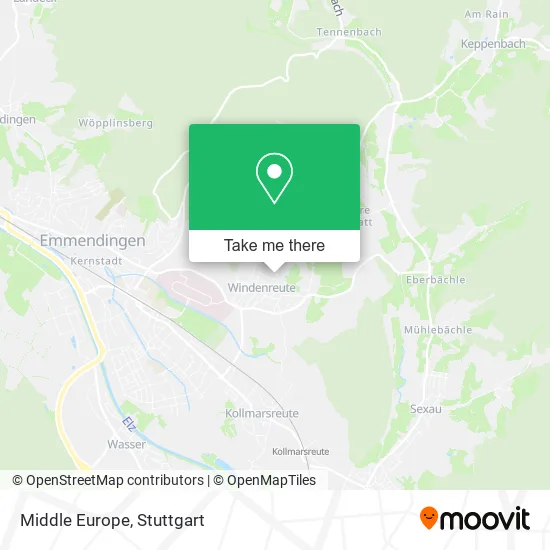 Карта Middle Europe