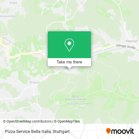 Карта Pizza Service Bella Italia