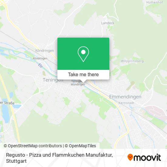 Карта Regusto - Pizza und Flammkuchen Manufaktur