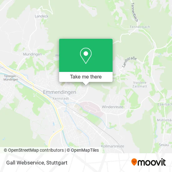 Карта Gall Webservice