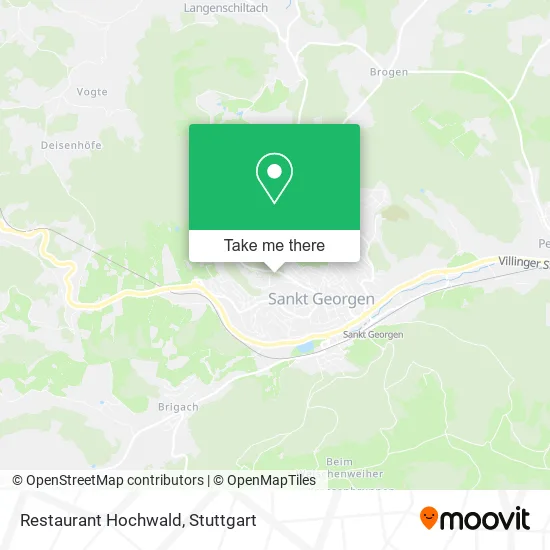 Карта Restaurant Hochwald