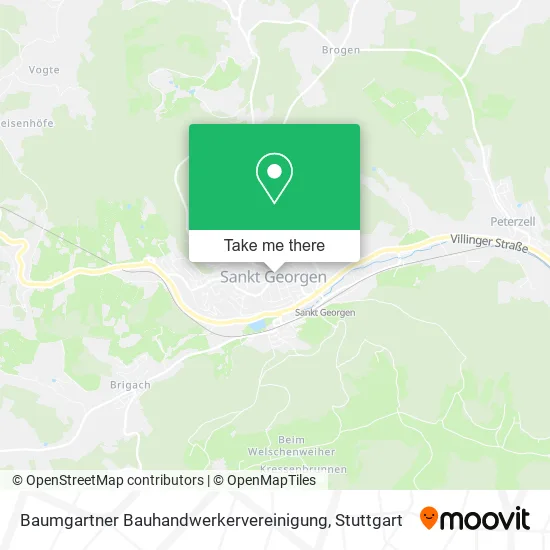 Карта Baumgartner Bauhandwerkervereinigung