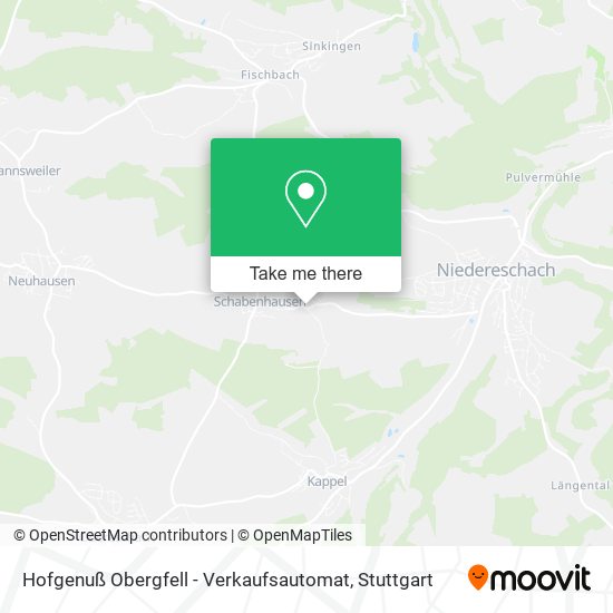 Hofgenuß Obergfell - Verkaufsautomat map
