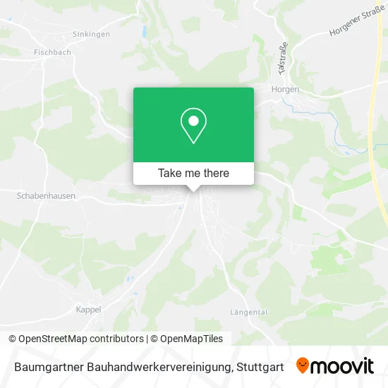 Карта Baumgartner Bauhandwerkervereinigung