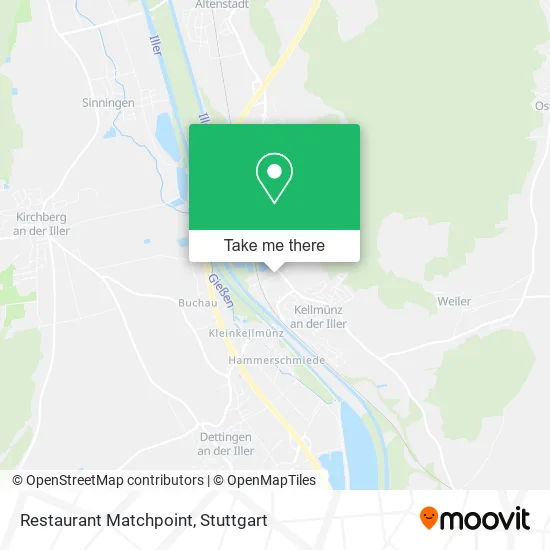 Карта Restaurant Matchpoint