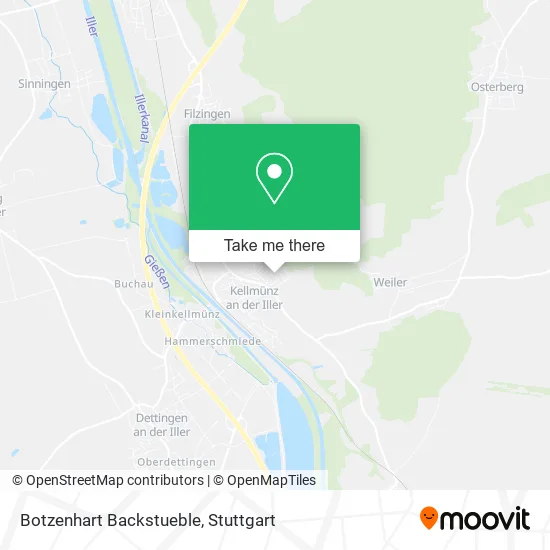 Карта Botzenhart Backstueble