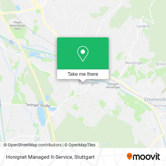 Honignet Managed It-Service map