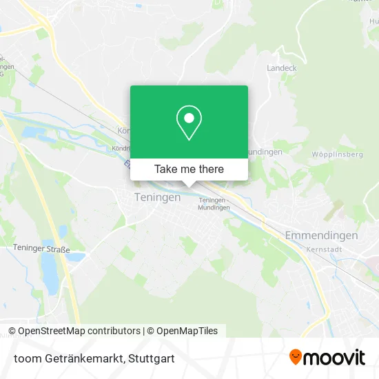 Карта toom Getränkemarkt