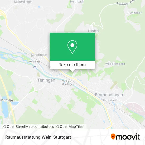 Карта Raumausstattung Wein