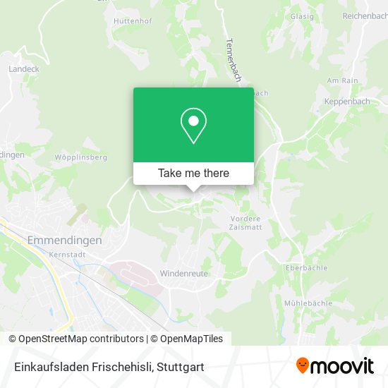 Einkaufsladen Frischehisli map