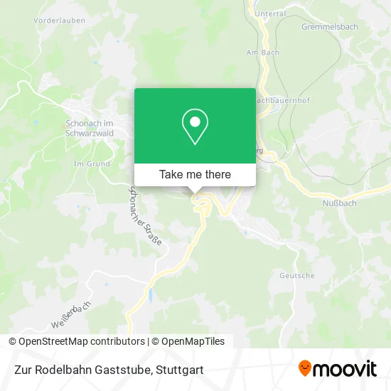 Карта Zur Rodelbahn Gaststube