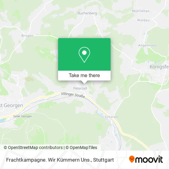 Карта Frachtkampagne. Wir Kümmern Uns.