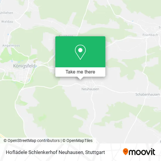 Карта Hoflädele Schlenkerhof Neuhausen