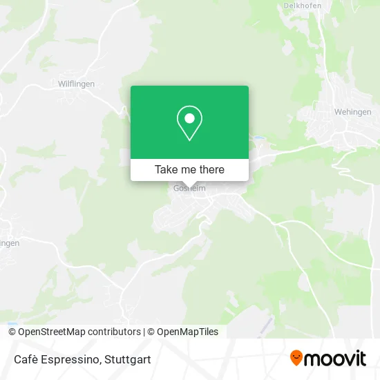 Карта Cafè Espressino