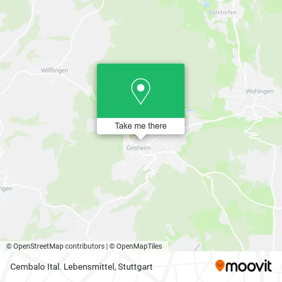 Карта Cembalo Ital. Lebensmittel