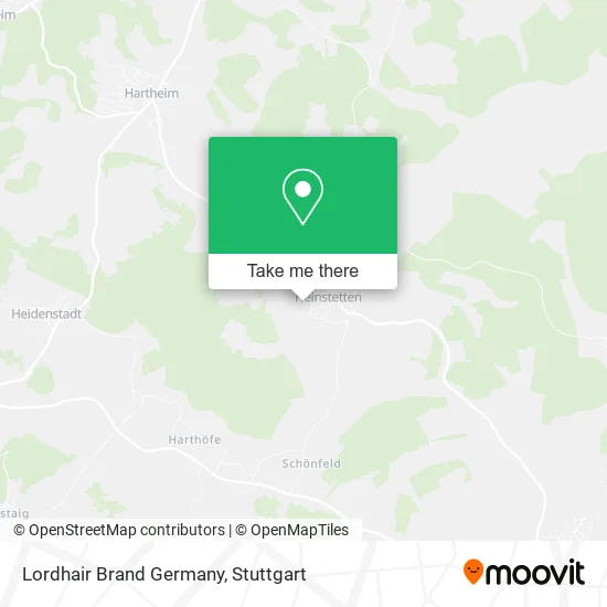 Карта Lordhair Brand Germany