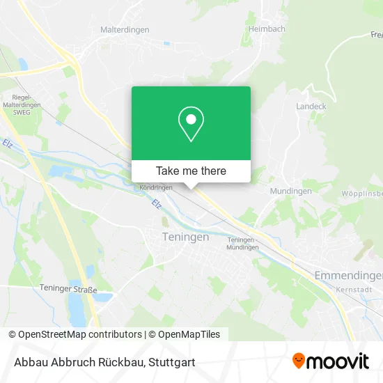 Карта Abbau Abbruch Rückbau