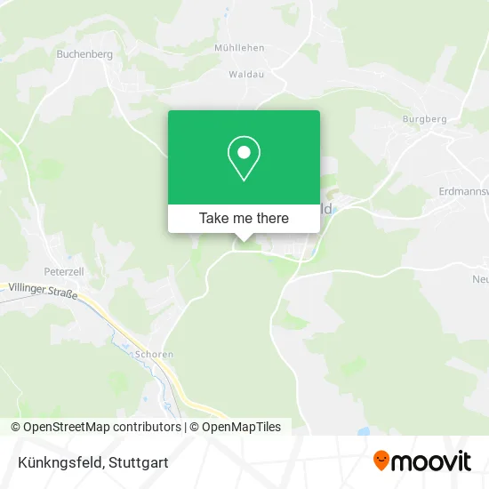 Карта Künkngsfeld