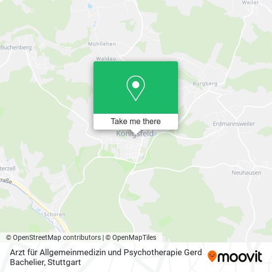 Arzt für Allgemeinmedizin und Psychotherapie Gerd Bachelier map