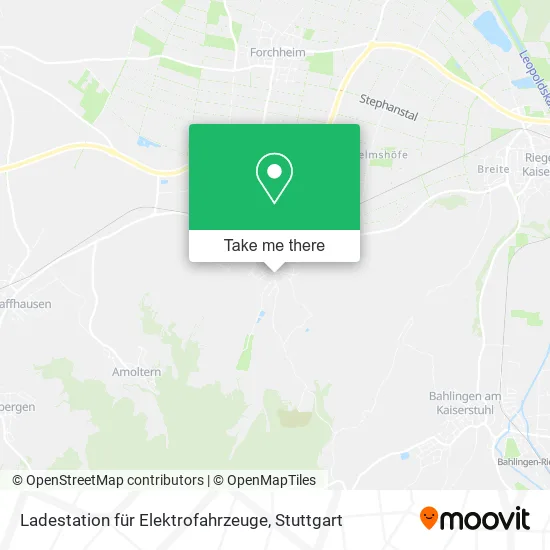 Карта Ladestation für Elektrofahrzeuge