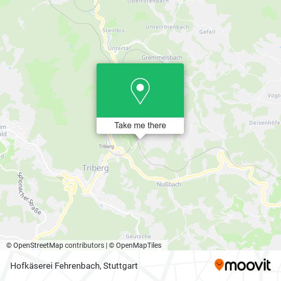 Hofkäserei Fehrenbach map