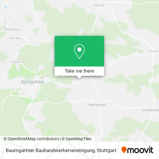 Baumgartner Bauhandwerkervereinigung map