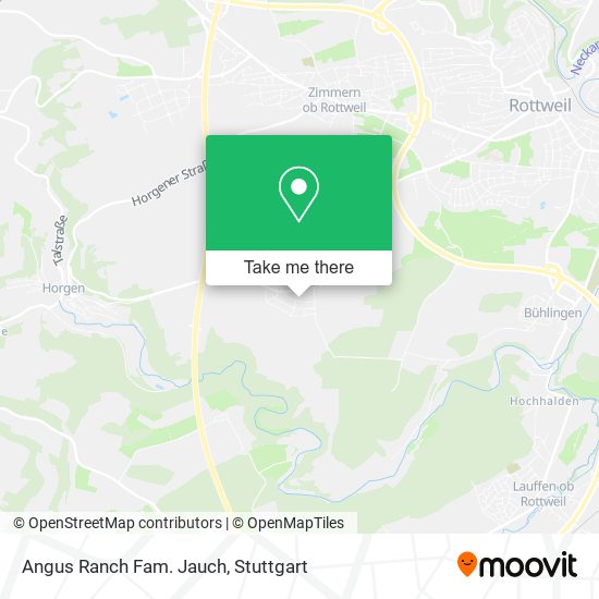 Карта Angus Ranch Fam. Jauch