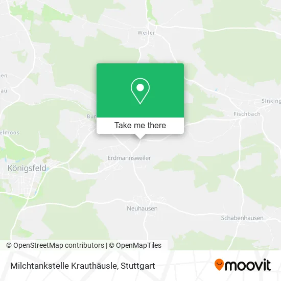 Карта Milchtankstelle Krauthäusle