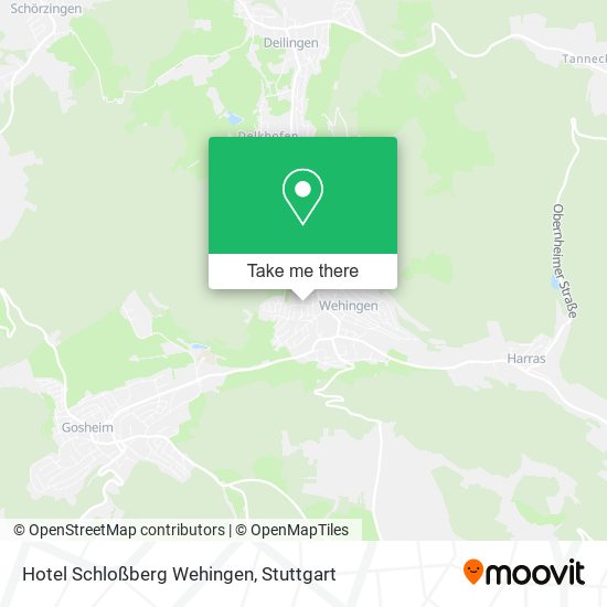 Карта Hotel Schloßberg Wehingen