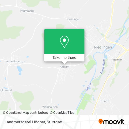 Landmetzgerei Högner map