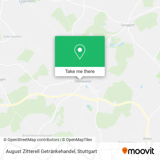 Карта August Zitterell Getränkehandel