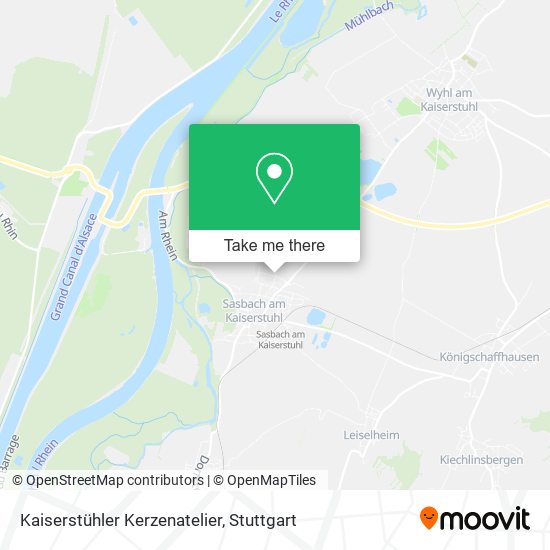 Kaiserstühler Kerzenatelier map