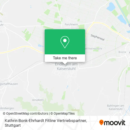 Карта Kathrin Bonk-Ehrhardt Fitline Vertriebspartner