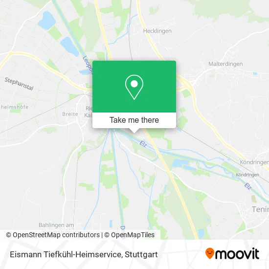 Карта Eismann Tiefkühl-Heimservice