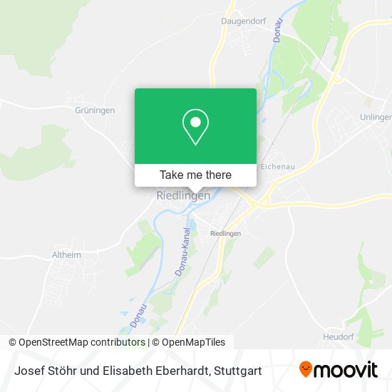 Josef Stöhr und Elisabeth Eberhardt map