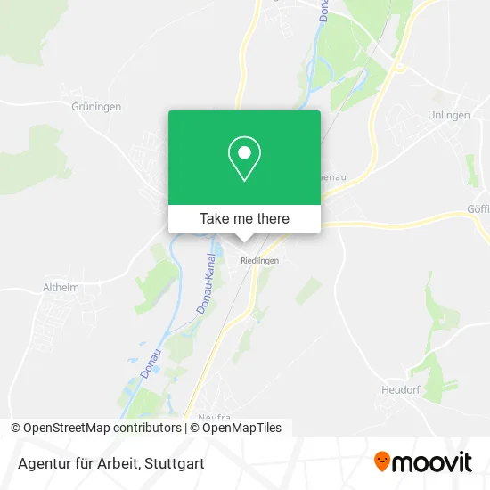 Карта Agentur für Arbeit
