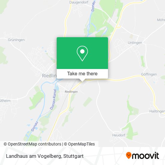 Landhaus am Vogelberg map