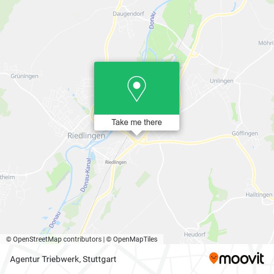 Карта Agentur Triebwerk