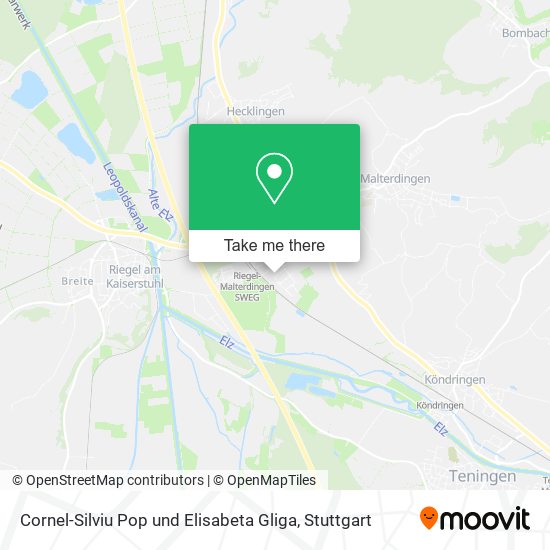 Cornel-Silviu Pop und Elisabeta Gliga map