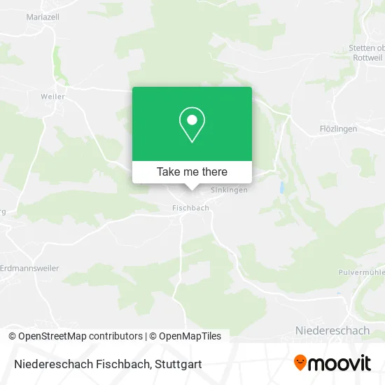 Карта Niedereschach Fischbach