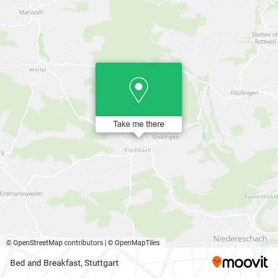Карта Bed and Breakfast