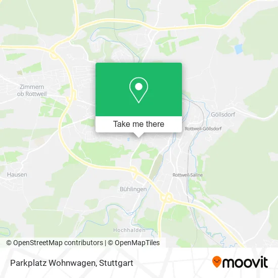 Карта Parkplatz Wohnwagen