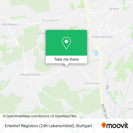 Erlenhof Regiobox (24h Lebensmittel) map