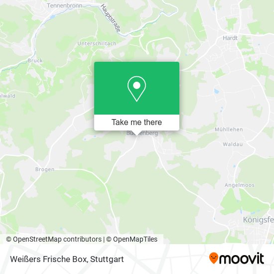 Карта Weißers Frische Box