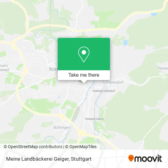 Карта Meine Landbäckerei Geiger